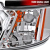 Spec-D Tuning 2LCLH-MST94-TM | Ford Mustang Crystal Housing Headlights Chrome; 1994-1998 Alternate Image 2