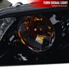 Spec-D Tuning 2LCLHP-GPX97G-TM | Pontiac Grand Prix 1-Piece Projector Headlight Gloss Black Smoke Lens; 1997-2003 Alternate Image 5