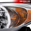 Spec-D Tuning 2LH-CAM02-RS | Toyota Camry Euro Headlights Chrome Housing; 2002-2004 Alternate Image 3