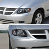 Spec-D Tuning 2LH-CAR01JM-RS | Dodge Caravan Euro Headlights Black Housing; 2001-2007 Alternate Image 9