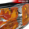 Spec-D Tuning 2LH-CAR96-RS | Dodge Caravan Euro Headlights Chrome Housing; 1996-1996 Alternate Image 2