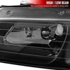 Spec-D Tuning 2LH-CAR96JM-RS | Dodge Caravan Euro Headlights Black Housing; 1996-1996 Alternate Image 1