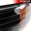 Spec-D Tuning 2LH-CAR96JM-RS | Dodge Caravan Euro Headlights Black Housing; 1996-1996 Alternate Image 2