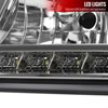 Spec-D Tuning 2LH-IPA00-V2-RS | Chevrolet Impala Chrome Euro Headlights With Led; 2000-2005 Alternate Image 5