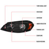 Spec-D Tuning 2LH-IPA06JM-RS | Chevrolet Impala Crystal Housing Headlights Black; 2006-2012 Alternate Image 8