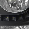 Spec-D Tuning 2LH-SIV991PCJM-RS | Silverado 1 Pc Euro Headlight - Black With Led (Only Fits With Spec-D Vertical Facelift Conversion Grill); 1999-2002 Alternate Image 4