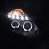 Spec-D Tuning 2LHP-350Z03JM-TM | Nissan 350z Projector Headlights Black Housing; 2003-2005 Alternate Image 1