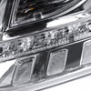 Spec-D Tuning 2LHP-A406-8-TM | Audi A4 Projector Headlight Chrome R8 Style; 2006-2008 Alternate Image 4