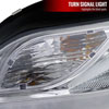 Spec-D Tuning 2LHP-A406-8V2-TM | Audi A4 Prjector Headlight Chrome R8 Style With Led Signal; 2006-2008 Alternate Image 3