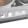 Spec-D Tuning 2LHP-A406-8V2-TM | Audi A4 Prjector Headlight Chrome R8 Style With Led Signal; 2006-2008 Alternate Image 5