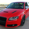 Spec-D Tuning 2LHP-A406JM-8-TM | Audi A4 Prjector Headlight Black R8 Style; 2006-2008 Alternate Image 9