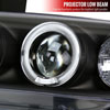 Spec-D Tuning 2LHP-ACD94JM-TM | Honda Accord Halo Led Projector Black; 1994-1997 Alternate Image 2