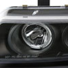 Spec-D Tuning 2LHP-AVG97JM-TM | Dodge Avenger Halo Led Projector Black; 1997-1997 Alternate Image 2