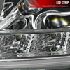 Spec-D Tuning 2LHP-BW16302-TM | Mercedes Benz W163 Ml Projector Headlights Chrome; 2002-2005 Alternate Image 4