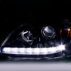 Spec-D Tuning 2LHP-BW16302G-TM | Mercedes Benz W163 Ml Projector Headlights Glossy Black; 2002-2005 Alternate Image 1