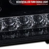 Spec-D Tuning 2lhp-bw16406g-tm | SPEC-D Tuning Mercedes ML W164 Projector Headlights Sequential LED Turn Signal - Glossy Black With Smoke Lens; 2006-2008 Alternate Image 5