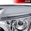 Spec-D Tuning 2LHP-CAL06-TM | Dodge Caliber Halo Led Projector Chrome; 2007-2012 Alternate Image 5