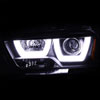 Spec-D Tuning 2LHP-CHG11JM-TM | Dodge Charger Projector Headlights Black Housing With Led; 2011-2014 Alternate Image 1