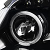 Spec-D Tuning 2lhp-cob05bk-tm | SPEC-D Tuning Chevrolet Cobalt Projector Headlight Glossy Black; 2005-2010 Alternate Image 2