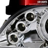 Spec-D Tuning 2LHP-COR93-TM | Toyota Corolla Halo Led Projector Chrome; 1993-1997 Alternate Image 4