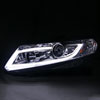 Spec-D Tuning 2LHP-CV12-8V2-TM | Honda Civic R8 Style Led Projector Headlight Chrome; 2012-2016 Alternate Image 1