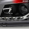 Spec-D Tuning 2LHP-CV96JM-8-TM | Spec-D Honda Civic R8 Style Projector Headlights; 1996-1998 Alternate Image 6