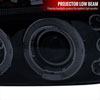 Spec-D Tuning 2LHP-DAK97G-TM | Dodge Dakota Halo Projector Headlight Gloss Black Housing Smoke Lens; 1997-2004 Alternate Image 2