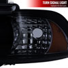 Spec-D Tuning 2LHP-E3997G-TM | Bmw 5-Series Halo Projector Headlight Gloss Black Housing Smoke Lens; 2001-2003 Alternate Image 5