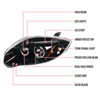 Spec-D Tuning 2lhp-elp06bk-tm | SPEC-D Tuning Mitsubishi Eclipse Projector Headlight Glossy Black; 2006-2011 Alternate Image 7