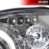 Spec-D Tuning 2LHP-FOC00-TM | Spec-D Ford Focus Led Projector Headlights; 2000-2004 Alternate Image 4