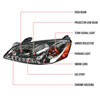 Spec-D Tuning 2lhp-g605g-rs | SPEC-D Tuning Pontiac G6 Projector Headlights - Smoke; 2005-2010 Alternate Image 8