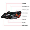 Spec-D Tuning 2lhp-g605jm-rs | SPEC-D Tuning Pontiac G6 Projector Headlights - Black; 2005-2010 Alternate Image 8