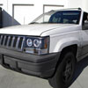 Spec-D Tuning 2LHP-GKEE93JM-TM | Jeep Grand Cherokee Halo Led Projector Black; 1993-1998 Alternate Image 9