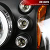 Spec-D Tuning 2LHP-IPA00JM-TM | Chevrolet Impala Halo Led Projector Black; 2000-2005 Alternate Image 4