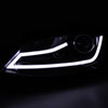 Spec-D Tuning 2LHP-JET11G-TM | Volkswagen Jetta Projector Headlights -Glossy Black; 2011-2012 Alternate Image 1