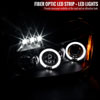 Spec-D Tuning 2LHP-MAG05JM-TM | Dodge Magnum Halo Led Projector Black; 2005-2008 Alternate Image 1