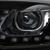 Spec-D Tuning 2LHP-MBU11JM-RS | Chevrolet Malibu Projector Headlight Black Housing; 2013-2016 Alternate Image 2