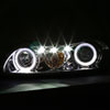 Spec-D Tuning 2LHP-MBU99-TM | Chevrolet Malibu Halo Led Projector Chrome; 1999-2003 Alternate Image 1