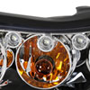 Spec-D Tuning 2LHP-MBU99-TM | Chevrolet Malibu Halo Led Projector Chrome; 1999-2003 Alternate Image 5