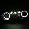 Spec-D Tuning 2LHP-MBU99JM-TM | Chevrolet Malibu Halo Led Projector Black; 1999-2003 Alternate Image 1