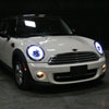 Spec-D Tuning 2LHP-MINI06JM-V2-TM | Mini Cooper Black Projector Headlights With Light Bar; 2007-2012 Alternate Image 10