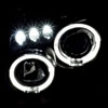 Spec-D Tuning 2LHP-PATH05JM-TM | Nissan Frontier Halo Led Projector Black; 2005-2008 Alternate Image 1