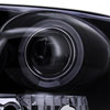 Spec-D Tuning 2LHP-RAM02G-TM | Dodge Ram Halo Projector Headlight Gloss Black Housing Smoke Lens; 2002-2005 Alternate Image 2