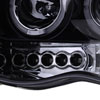 Spec-D Tuning 2LHP-RAM02G-TM | Dodge Ram Halo Projector Headlight Gloss Black Housing Smoke Lens; 2002-2005 Alternate Image 4