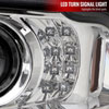 Spec-D Tuning 2lhp-ran01-tm | SPEC-D Tuning Ford Ranger Projector Headlights Chrome Housing Clear Lens; 2001-2011 Alternate Image 5