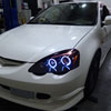 Spec-D Tuning 2LHP-RSX02G-TM | Acura Rsx Smoked Lens Gloss Black Housing Projector Headlights; 2002-2004 Alternate Image 11