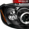 Spec-D Tuning 2LHP-SEN04JM-TM | Nissan Sentra Black Projector Headlight; 2004-2006 Alternate Image 4