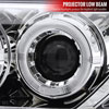 Spec-D Tuning 2LHP-SEN95-TM | Nissan Sentra Halo Led Projector Chrome; 1995-1999 Alternate Image 2