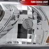 Spec-D Tuning 2LHP-SEN95-TM | Nissan Sentra Halo Led Projector Chrome; 1995-1999 Alternate Image 5