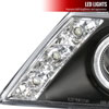 Spec-D Tuning 2LHP-SEN95JM-TM | Nissan Sentra Halo Led Projector Black; 1995-1999 Alternate Image 4